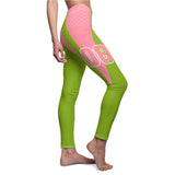 ThatXpression Ai4 Pink Green 08 Spandex Leggings