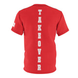 ThatXpression Fashion Train Hard & Takeover Fist Red Unisex T-Shirt CT73N