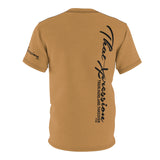 ThatXpression Fashion Thumbs Up Big Fists Gold Black Unisex T-Shirt CT73N