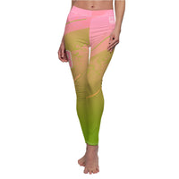 ThatXpression Ai5 Pink Green 08 Spandex Leggings