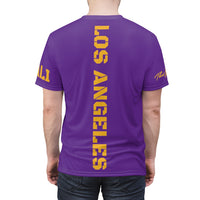 Los Angeles Home Team Themed Purple Gold Unisex T-shirt