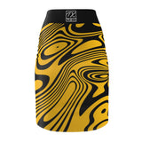 ThatXpression Steelers Black Yellow Themed Fan Fitted Pencil Skirt 5TMP1
