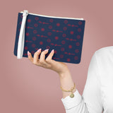 ThatXpression Fashion's Elegance Collection Blue and Red Designer Clutch Bag