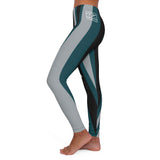 ThatXpression Fashion Green Black Savage Themed Spandex Leggings-RL2