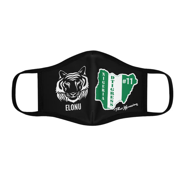 Official D'Tigress ELONU Fitted Polyester Face Mask