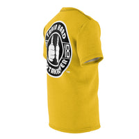 ThatXpression Fashion Signature Yellow Badge Unisex T-Shirt-RL