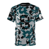 ThatXpression Fashion Black Gray Ultimate Camo Unisex T-shirt XZ3T