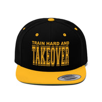 ThatXpression Fashion Unisex Train Hard And TAKEOVER Flat Bill Snapback Hat