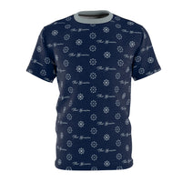 ThatXpression Elegance Men's Navy Gray S12 Designer T-Shirt