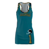 ThatXpression Fashion Jacksonville Home Team Camo Racerback Jersey Dress