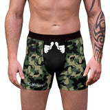 ThatXpression Fashion Big Fist Collection Green Tan Men's Boxer Briefs N502X