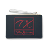 ThatXpression Fashion's Elegance Collection Navy & Red Houston Designer Clutch Bag