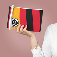 Queen Of Spades Collection Red Black Clutch Bag