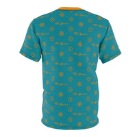 ThatXpression Elegance Men's Orange Teal S12 Designer T-Shirt