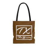 ThatXpression Gym Fit Multi Use Brown and White Tote bag