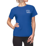 ThatXpression Fashion Train Hard Badge Blue Women's T-Shirt-RL