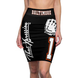 ThatXpression's Baltimore Women's Baseball Pencil Skirt