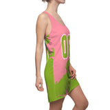 ThatXpression Ai11 Prototype Pink Green 08 Racerback Tunic Dress