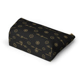 ThatXpression Fashion's Elegance Collection Black And Gold Accessory Pouch