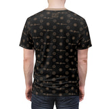 ThatXpression Fashion's Elegance Collection Black and Tan Shirt