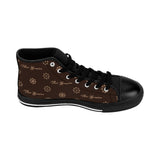 ThatXpression Fashion's Elegance Collection Brown and Tan Men's High-top Sneakers