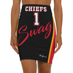 ThatXpression's Chief's Swag Women's Sports Themed Mini Skirt