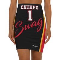 ThatXpression's Chief's Swag Women's Sports Themed Mini Skirt