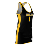 ThatXpression Fashion Racerback Jersey Themed Steelers Dress PSKIT