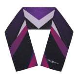 ThatXpression Fashion Designer V207 Purple Black Scarf