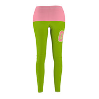 ThatXpression Ai1 Pink Green 08 Spandex Leggings