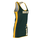 ThatXpression Fashion Green Bay Home Team Racerback Jersey Dress