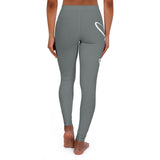 ThatXpression Fashion Gray Enlarged Savage Spandex Leggings-RL