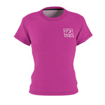 ThatXpression Fashion Train Hard Badge Pink Women's T-Shirt-RL