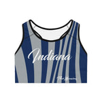 ThatXpression Indiana Striped Sports Bra