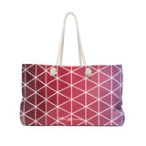 ThatXpression Fashion Stylish Diamond Grid Weekender Bag R27KB
