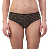ThatXpression Fashion's Elegance Collection Tan and Brown Women's Briefs