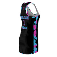 ThatXpression Fashion Miami Home Team Vice Camo Racerback Jersey Dress