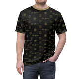 ThatXpression Elegance Men's Black Gold S12 Designer T-Shirt