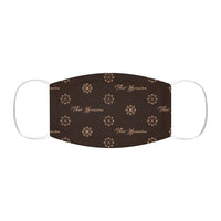 ThatXpression Fashion's Elegance Collection Brown and Tan Face Mask