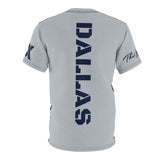 Dallas Home Team Sports Themed Blue Gray Unisex T-shirt