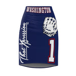 ThatXpression's Washington Women's Baseball Pencil Skirt