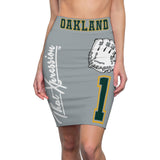 ThatXpression's Oakland Women's Baseball Pencil Skirt