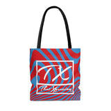 ThatXpression Gym Fit Multi Use Tennessee Themed Swirl Teal Red Tote bag H4U2