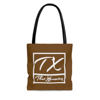 ThatXpression Gym Fit Multi Use Brown and White Tote bag