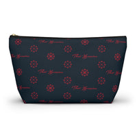 ThatXpression Fashion's Elegance Collection Navy and Red Accessory Pouch