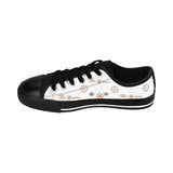 ThatXpression Fashion's Elegance Collection White and Tan Women's Sneakers