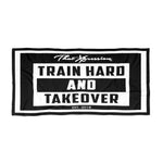 ThatXpression Train Hard And Takeover Gym Fitness Beach Towel  1PTFY