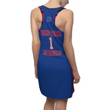 ThatXpression Fashion Los Angeles Home Team Camo Racerback Jersey Dress