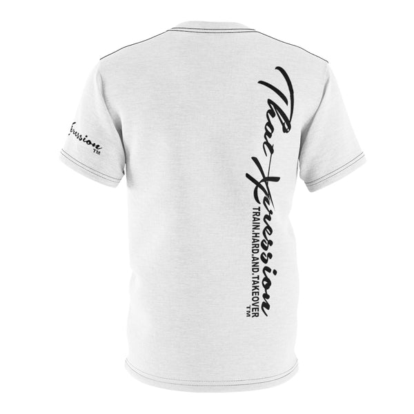 ThatXpression Fashion Thumbs Up Big Fists White Black Unisex T-Shirt CT73N