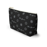 ThatXpression Fashion's Elegance Collection Black and Gray Accessory Pouch